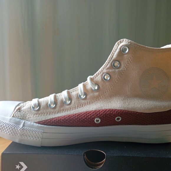 NWT CONVERSE Chuck Taylor All Star Craft Mix High Top Sneakers/ Size 10.5 - Picture 2 of 4